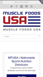 Mobile Screenshot of musclefoodsusa.com